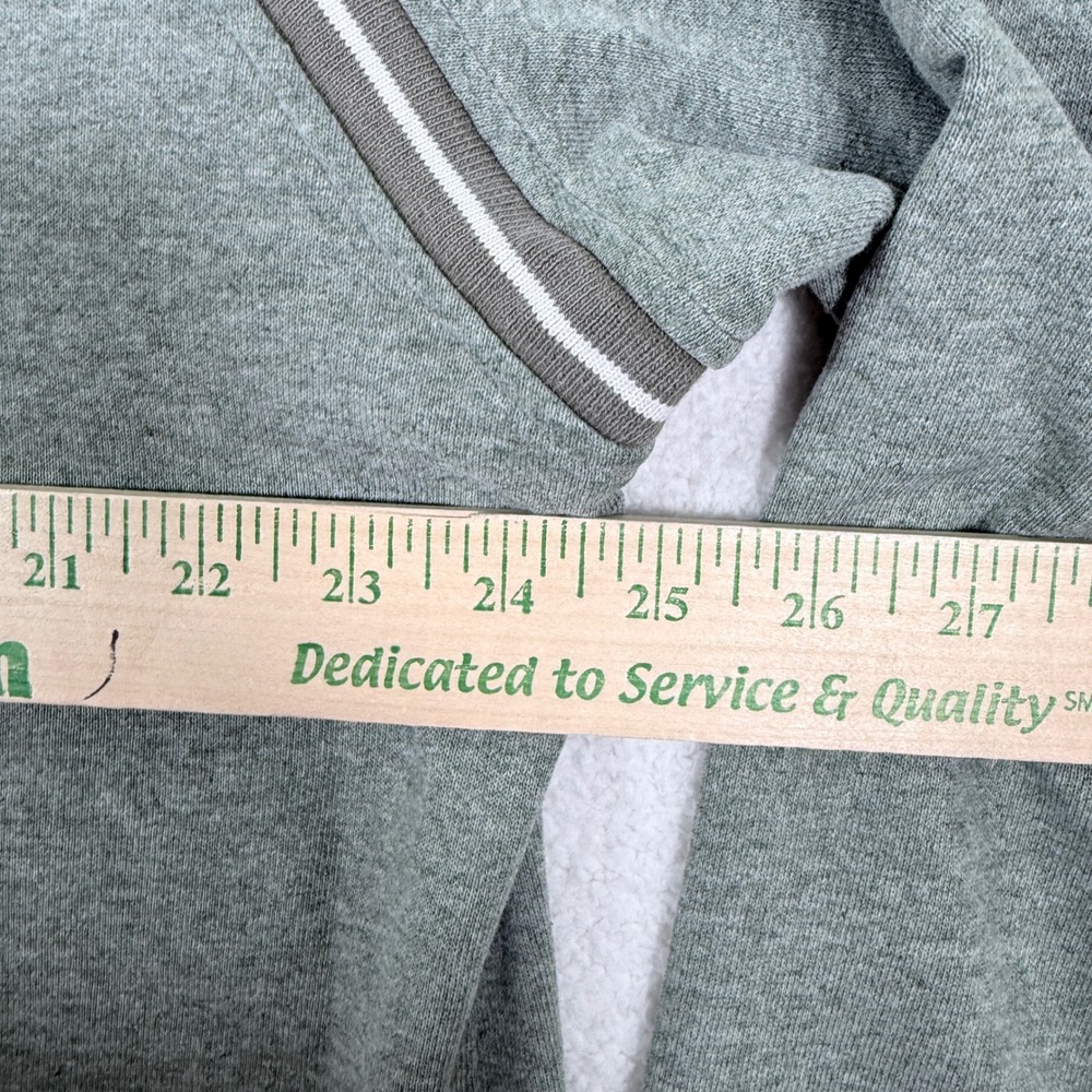 Vintage 90s Nike Spellout Crewneck Sweatshirt XL Sage Green Center Embroidered - Picture 10 of 16